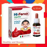 Hi feron (infants + kids)- bo sung sat, ho tro thieu mau cho tre em (lo 20 ml)