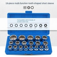 Hi-spe Dafei 6-Angle Loại Răng Ổ Cắm Bộ 12-Angle Torx Đầu Điện 1 / 2 Bộ Ổ Cắm Súng Không Khí Nhỏ