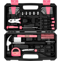 Hi-spec 62-Piece Bộ Dụng Cụ Gia Đình Sửa Chữa Nhà DIY Dụng Cụ Tua Vít Kìm Kết Hợp Dụng Cụ