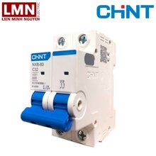 Cầu dao MCB Chint NXB-63 - 10A 6kA 2P
