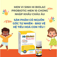 Hi–Biolac Probiotic, ngăn ngừa táo bón, rối loạn tiêu hóa, giảm hiện tượng chán ăn, khó tiêu…