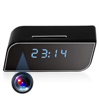 Hidden Camera Clock 1080P Wireless WiFi Spy Camera Alarm Clock Video Recorder Real-Time with Night Vision/Motion Detection/Loop Recording for Home ...