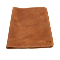 Hide & Drink, Rustic Leather Refillable Journal Cover for Moleskine Cahier XL (7.5 x 9.75 in.) Stylish Vintage Leather Field Notebook Cover, Handma...