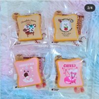 [Hiếm] Đồ chơi Squishy Lát bánh mỳ chính hãng ibloom size mini