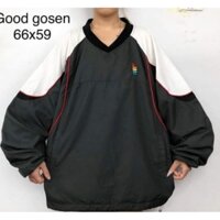 (HIỆU GOOD GOSEN)áo dù cổ v ( 2 hand )có túi 2 bên from dưới 60Kg