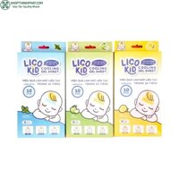 [HIỆU QUẢ 10H] MIẾNG DÁN HẠ SỐT NHANH AN TOÀN CHO BÉ LICO KID NHIỀU HƯƠNG – BÉ KHỎE, MẸ YÊN TÂM