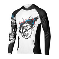 Hiệu suất Áo Sơ Mi Câu Cá Nam Tay Dài Bảo Vệ Tia Uv Áo Thun Câu Cá Ngoài Trời