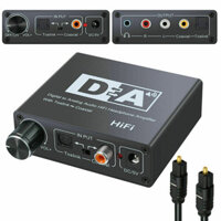 Hifi dac Amp Kỹ Thuật Số Sang Analog Bộ Chuyển Đổi Âm Thanh RCA 3.5 Mm Bộ Khuếch Đại Tai Nghe Toslink Quang Đồng Trục Đầu Ra dac 24bit