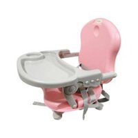 High Chair for Toddlers Folding Booster Seat for Travel Dining Toddlers - Pink