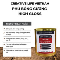 High Gloss 800g - Sơn phủ bóng gương Creative Life Vietnam