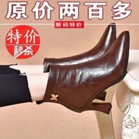 high heels women's high heels 7cm high -heeled women's sandals High -heeled female sandals Thương Hiệu Vỡ Size Giày Cao Gót Nữ Mùa Thu 2024 Phong Cách Mùa Đông Da Thật Chính Hãng Giày Bốt Nữ Mũi Nhọn Thời Trang Giày Bốt Lông Cừu Nữ