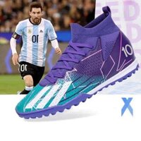 high -necked soccer shoes Football shoes women's soccer shoes children's soccer shoes Messi C Luo Gao Top Falcon Giày Bóng Đá Nam Nữ ag Gai Dài tf Mảnh Nhọn Học Sinh Tiểu Học Bé Trai Trẻ Em Cỏ Nhân Tạo Huấn Luyện