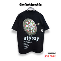 [HIGH QUALITY] Áo Thun Stussy Dartboard Cotton Cao Cấp Form Rộng - BM Authentic