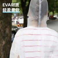 =high-quality-- Công Cụ Deli Áo Mưa Người Lớn Trẻ Em Có Mũ Liền Thân Trong Suốt Không Thấm Nước Áo Mưa Dày DL553010 11