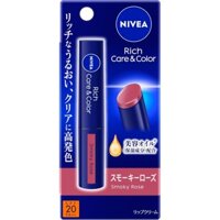High quality products Directly from Japan NIVEA Rich Care & Color Lip Smoky Rose 2g