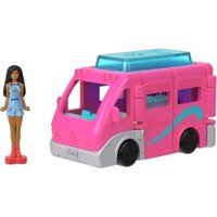 High quality products Directly from Japan Barbie HYF39 Mini Barbie Land Dream Camper with 1 Micro Doll Doll House Pretend Play Camper Camper 6 Years Old Pink #2