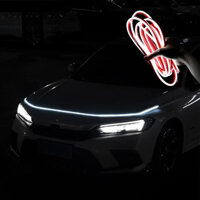 Highlight Led Car Hood Ban Ngày Chạy Dải Đèn Quét Chiếu Sáng Trang Trí Tự Động Xung Quanh Đèn Neon Khí Quyển 12V