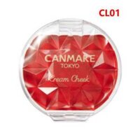 Highlighter Canmake Munyutto 4 Màu Kem Bắt Sáng Tạo Khối Nhũ Mềm Mịn Tự Nhiên và Má Hồng Dạng Kem Canmake 7 Màu Nhật