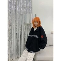 HIGHNECK DENIM JACKET áo khoác denim