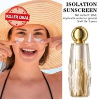 Hih Spf50 + Kem chống nắng mặt cách ly Bảo vệ tia cực tím Làm mới Kem chống nắng chống mồ hôi T2a3