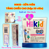 Hikid Hàn Quốc – Sữa Viên Tăng Chiều Cao (1-12 tuổi)