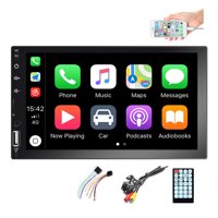 Hikity Double Din Car Stereo with Bluetooth, 7 Inch Touch Screen 2 Din Car FM Radio Player, in-Dash Car Audio Receiver System, Phone MirrorLink, St...