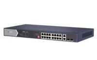 Hikvision DS-3E0520HP-E 16 Port Gigabit Unmanaged PoE Switch, 225W PoE Budget