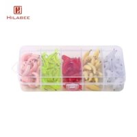 Hilabee 100x Mồi Câu Cá Hình Giun Ăn Thực Tế Jigs Hình Nước Mặn Mồi