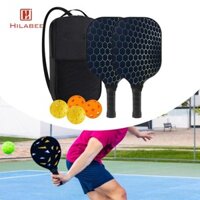 Hilabee Bộ 2 Mái Chèo Huấn Luyện Chuyên Nghiệp Với 2 Vợt 4 Quả Bóng Dưa Thực Hành Sợi Thủy Tinh