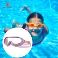 Hilabee Trẻ Em Kính Bơi Kính Bơi Silicone Chống Rò Rỉ Nhẹ Chuyên Nghiệp Cho Bé Gái Dây Đeo Co Giãn Kính Mắt