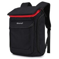 Himawari Travel School Laptop Backpack for Men Women, 15.6 Inch Computer Work Bag for College Students Adults, Casual Daypack Black