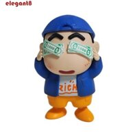 Hình Anime ELEGANT Crayon Shin-Chan, Mô hình búp bê phong phú Chibi Maruko-Chan sưu tập vui nhộn, Đồ trang trí để bàn Búp bê PVC Kawaii Shin-Chan Mô hình PVC Trẻ em / Trẻ em Quà tặng