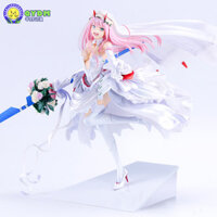 Hình Anime Sưu Tầm] Mô Hình Trang Trí Đám Cưới Nhóm Anime 02 Zero Two 503 Hình Cô Gái Đẹp Váy Cưới [Darling