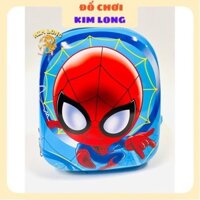 Hình Balo - Cặp đi học cho bé mẫu giáo - mầm non hình siêu nhân nhện Spiderman (Có sẵn)