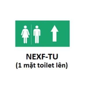 Hình chỉ hướng 1 mặt toilet lên NANOCO NEXF-TU