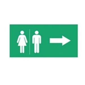 Hình chỉ hướng 1 mặt toilet phải NANOCO NEXF-TR