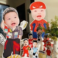 Hình Chibi 80cm để bàn trang trí sinh nhật, đầy tháng cho bé trai, bé gái