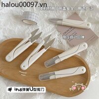 Hình Chữ U Đầu Tròn Mùa Xuân May Handmade Kéo Nhỏ Hộ Gia Đình Di Động Bao Bọc Thép Không Gỉ Chữ Thập Cắt Tỉa Chỉ Kéo