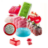 Hình Đám Mây Mousse Nướng Khuôn Trái Tim Bánh Trang Trí Dụng Cụ Chống Dính Khuôn Silicon Đảng Nhà Bếp Máy Nướng