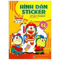 Hình Dán Sticker Bé Tập Tô Màu Quyển