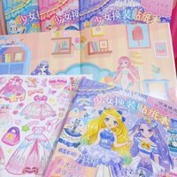 Hình Dán Trang Phục Công Chúa thiếu nữ Hình dán tủ quần áo đa dạng cho trẻ em