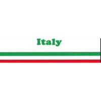 Hình dán xe hơi decal cờ Đức ,Ý, Pháp, M sport dài 1m chất liệu vinyl sẵn keo bóc dính màu sắc nét - Italy Flag 150mm