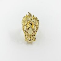 Hình Đầu Rồng Độc Đáo Phóng Đại Nhẫn Nam Nữ Vàng Mở Đầu Thời Trang Độc Đoán Nhẫn Trang Sức Giáng Sinh Mùa Xuân Lễ Hội Phong Cách 7PSH