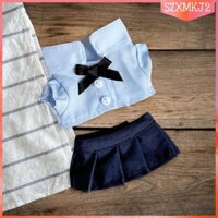 Hình Đồng Nhất Váy Trang Phục Làm Búp Bê Của Riêng Bạn Quần Áo Cho Bé Gái Ảnh Đạo Cụ JK Đồng Phục Váy Cho Búp Bê 17cm