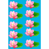 Hình in,ép nhiệt-COMBO 10 MÉT HÌNH HOA SEN ỦI ÁO DÀI,ÁO YẾM,ÁO CẶP CHO MẸ VÀ BÉ-ỦI TRỰC TIẾP TẠI NHÀ BẰNG BÀN LÀ BÀN ỦI