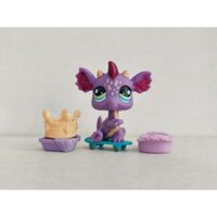 Hình LPS Rồng Tím #2660 W / 4 Phụ kiện Đồ chơi trẻ em Littlest Pet Shop