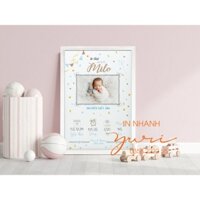 HÌNH SƠ SINH và Khung ảnh thiết kế ảnh thôi nôi cho bé, Khung ảnh cho bé