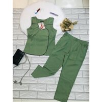 [HÌNH THẬT 100%]Bộ đồ mặc nhà 9 tấc vải cotton 4 chiều cao cấp