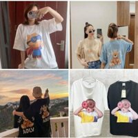 (Hình thật)-Áo phông Teddy Bear (bear Doll) ADL.V form rộng, chất đẹp