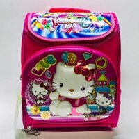 HÌNH THẬT Ba lô - cặp học sinh siêu nhẹ chống gù lưng cho bé gái cấp 1 hình KITTY nổi VSTYLE - HUDUY- có sẵn
